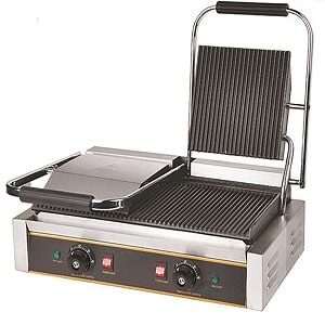 double head contact grill